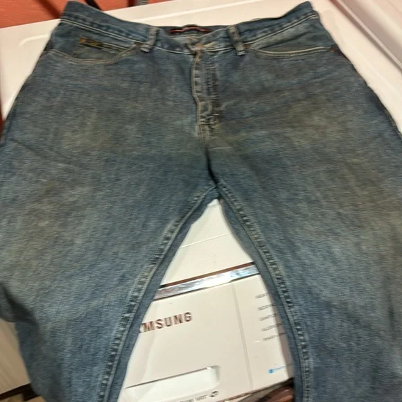 Lee vintage 36x36 relaxed straight jeans   Stonewashed blue. - Picture 3 of 6